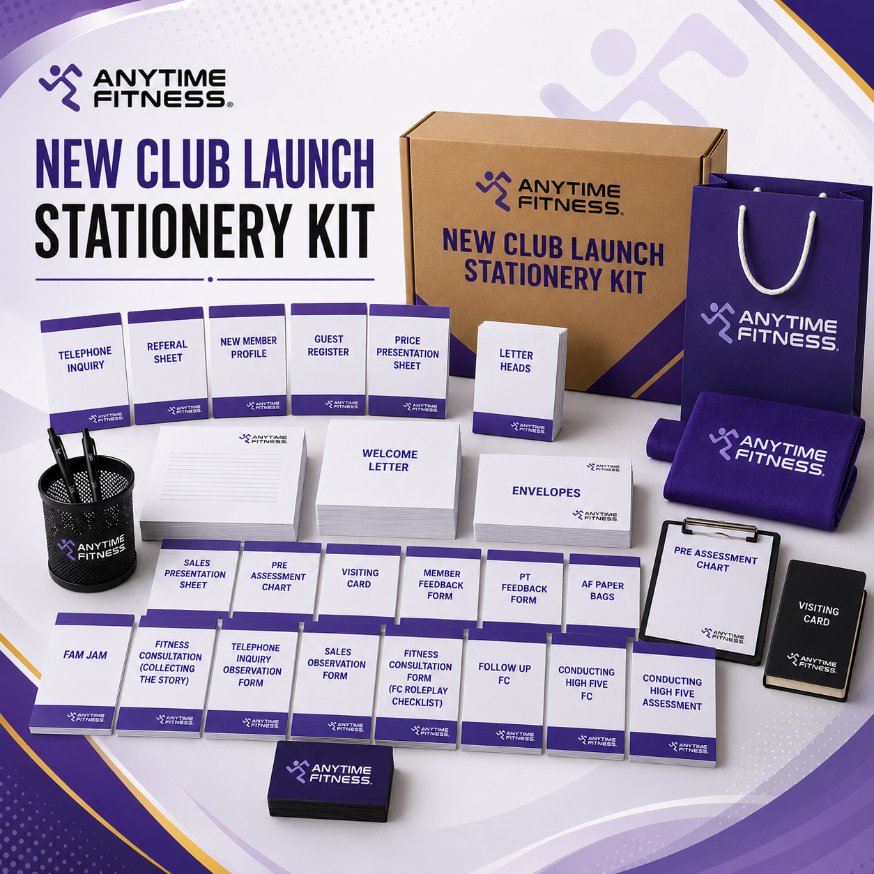 New Club Launch Stationery Kit