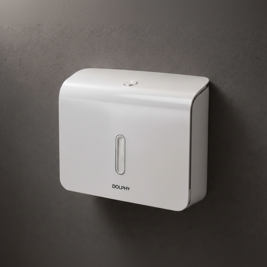 White Multifold Mini Paper Dispenser ABS - DPDR0016