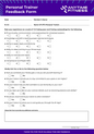 PT Feedback Form Book