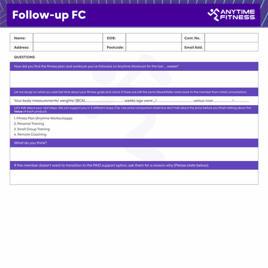 Follow up FC Book