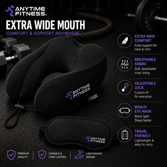 Travel Neck Pillow with Eye Mask [Pack of 10]