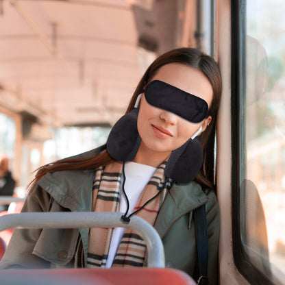 Travel NeckPillow with Eye Mask