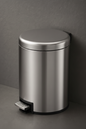 12L Stainless-Steel Round Pedal Bin - DWBN0092