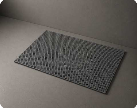 PVC Vinyl Zigzag Entrance Mat with Anti-Slip - DZMT0001-G