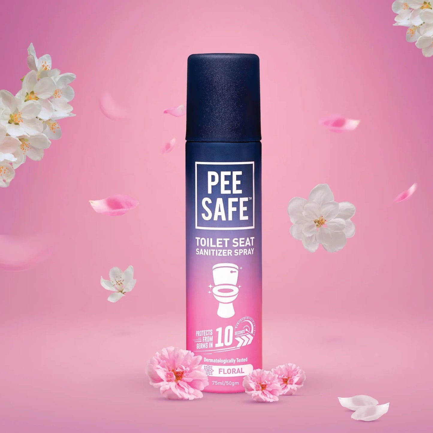 Pee Safe Toilet Seat Sanitizer Spray - 75ml